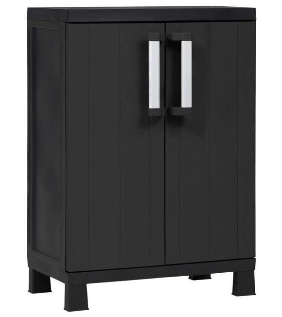 Garage Midi Low Aufbewahrungsschrank, schwarz TOOMAX Z0215RAA04100