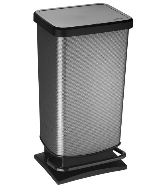 Paso Mülleimer 40 l, Carbon ROTHO 1754111006