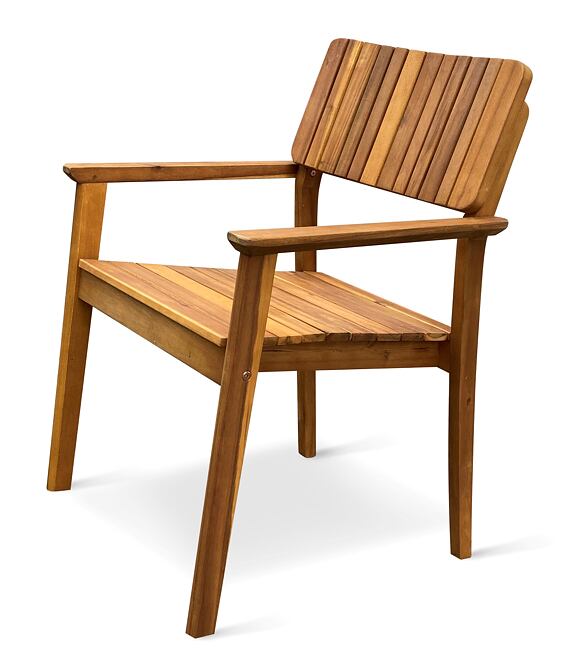 Lucy Gartenstapelstuhl, Akazie, braun NOELA 345211