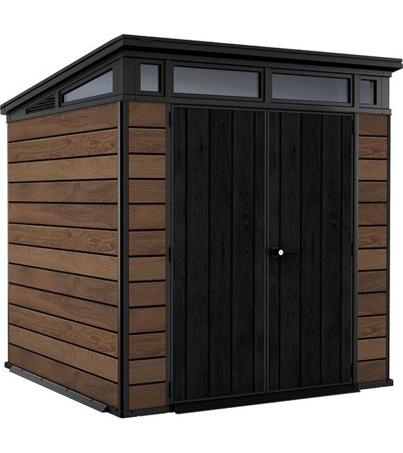Pent Signature Horizontal Gartenhaus 7x7, 216 x 226 x 216 cm, braun KETER 259814
