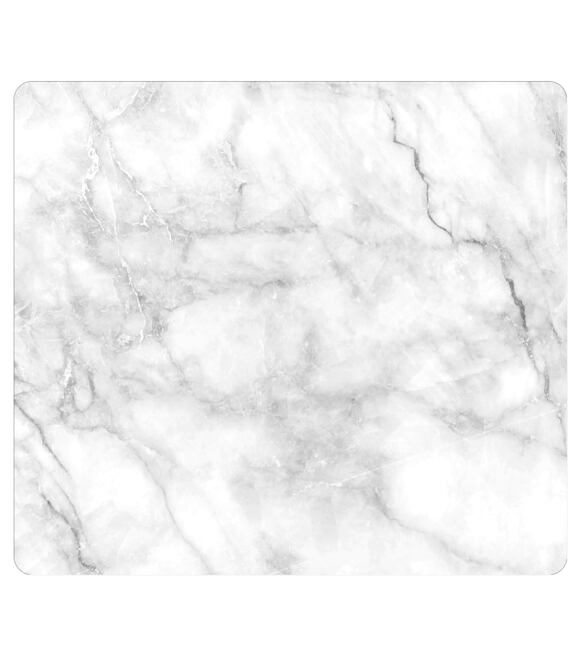 Multifunktionales Schneidebrett 56 × 50 cm, Glas, Marmor-Motiv KESPER 36586