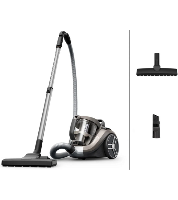 Compact Power XXL 900W Parquet beutelloser Staubsauger, schwarz/beige ROWENTA RO4B30EA