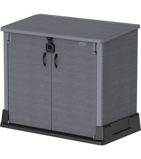 StoreAway Aufbewahrungsbox 850 l, 130 x 110 x 74 cm, Kunststoff, grau DURAMAX 86620