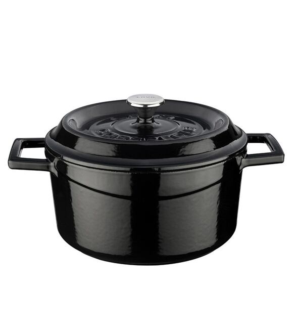 Topf Ø 20 cm, 2,6 l, gusseisen, schwarz LAVA METAL LVYTC20K2B