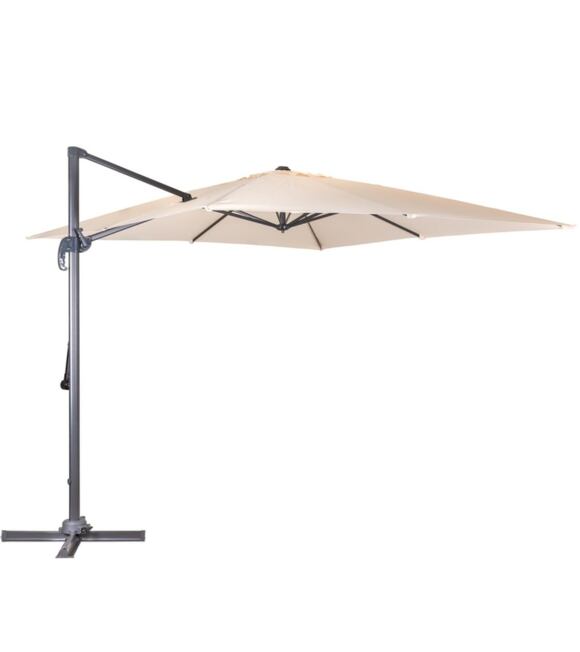 Tucson Hängender Sonnenschirm 300 × 300 cm, beige HAPPY GREEN 50461100B