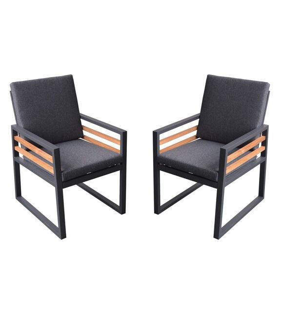 Colmar Duo Sessel, Aluminium (2 Stk.) ROJAPLAST 1322