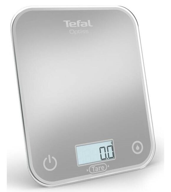 Optiss Digitale Küchenwaage, Glas, grau TEFAL BC50U4V0