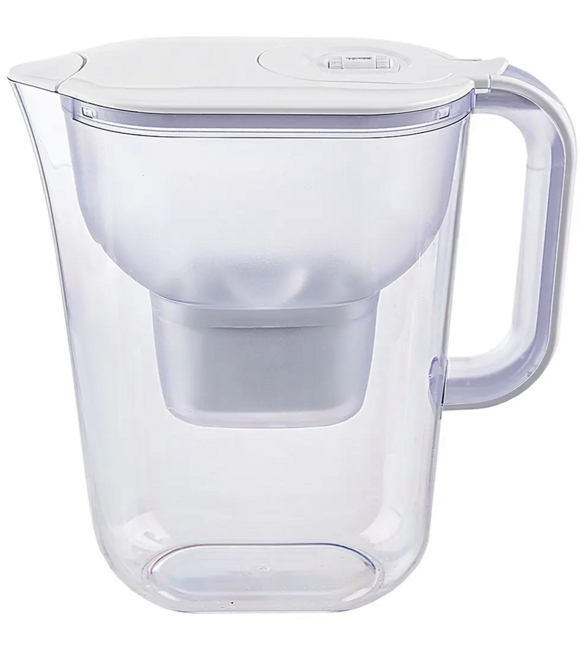 Carbo Wasserfilterkanne, 3 l, Kunststoff, weiß ORION 156019
