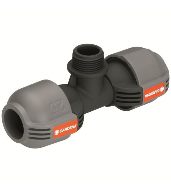 Gardena T-Stück 25 mm x 3/4"-Außengewinde, 2787-20