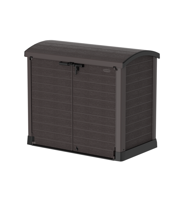 StoreAway ARC Aufbewahrungsbox 1200 l, 145 x 125 x 82,5 cm, Kunststoff, braun DURAMAX 86632