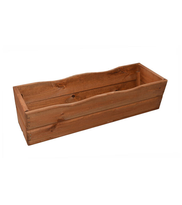 Holzblumenkasten 64 cm - braun 48/9
