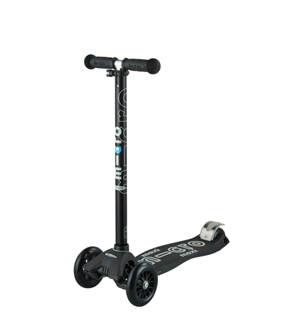 Maxi Deluxe Scooter schwarz/grau Micro MMD069