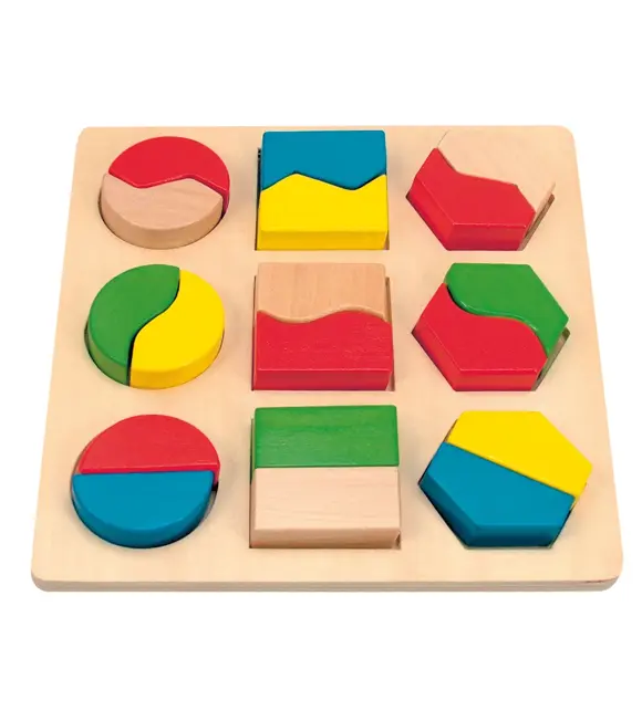 Tafel mit geometrischen Formen WOODY 102190005