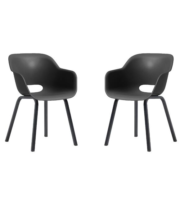 Noa Duo Stuhl 2er-Set, Graphit KETER 260029