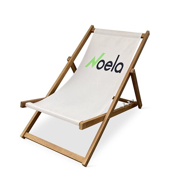 Noela Klappbarer Strandstuhl, Akazie, beige NOELA 3450420
