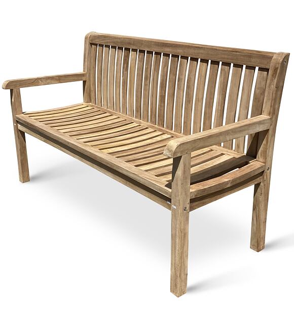 Kingsbury Gartenbank, 150 cm, Teak, hellbraun NOELA 3459355