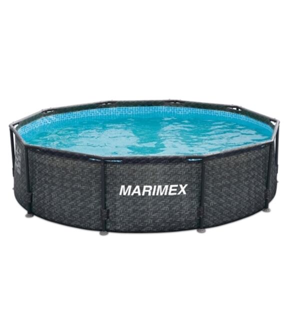 Florida Pool 4,57 x 1,32 m ohne Filter, Motiv Rattan MARIMEX 10340238