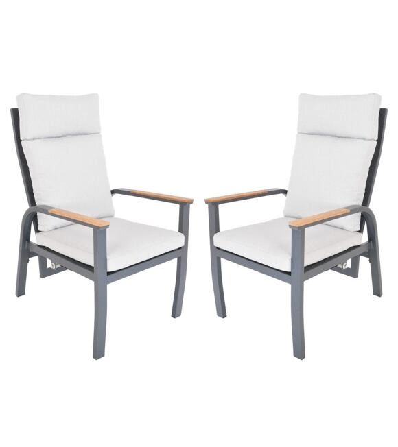 Annecy Duo Sessel, Aluminium (2 Stk.) ROJAPLAST 1318