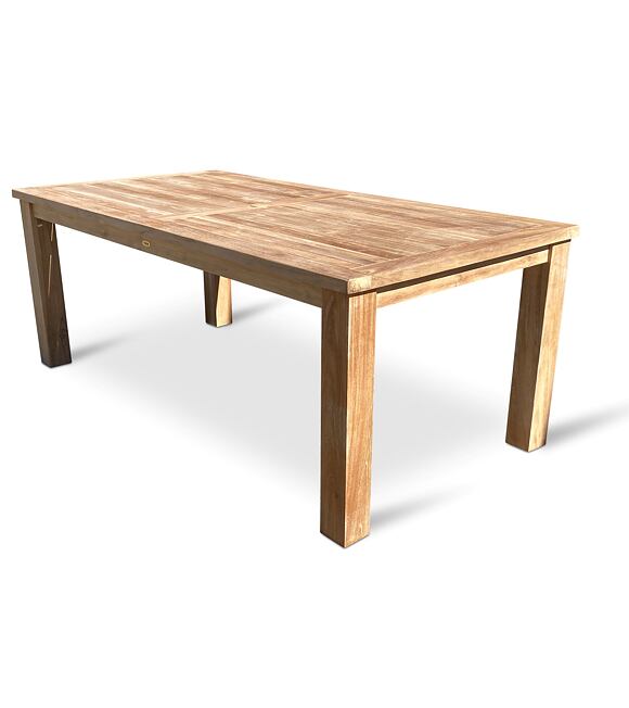 Garden III. Gartentisch, 200 x 100 cm, Teak, hellbraun NOELA 345920