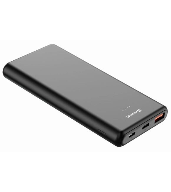 Power Line Powerbank 10 000 mAh, 20 W, Power Delivery, schwarz SWISSTEN 22013912