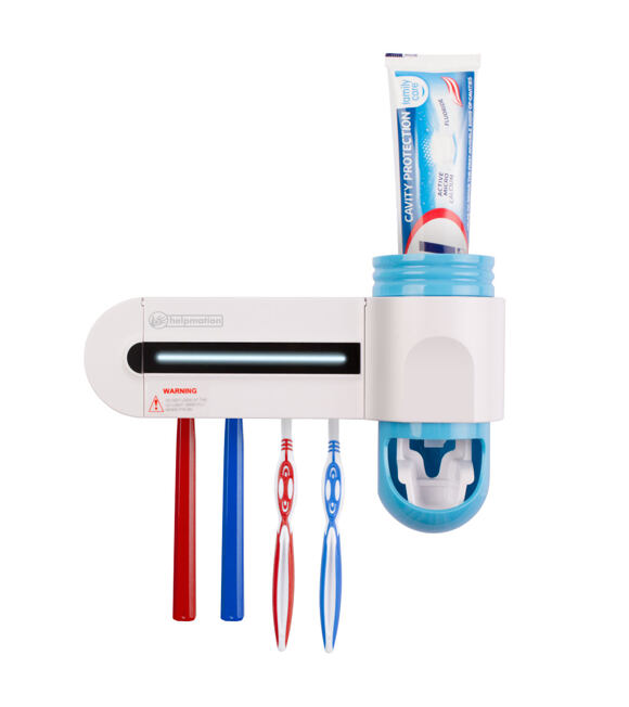 Zahnbürstensterilisator und Zahnpastaspender Helpmation GFS-302