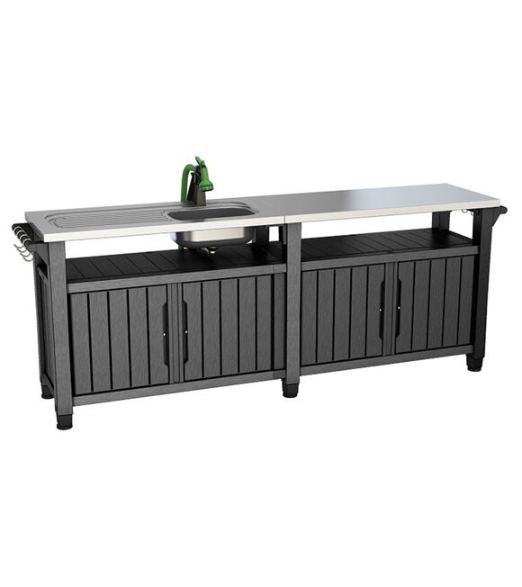 Unity Chef Gartenküche 415 l, graphit KETER 249459