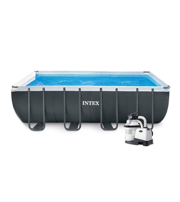 Schwimmbad Florida Premium komplett 2,74x5,49x1,32 m mit Sandfiltration Sand 4