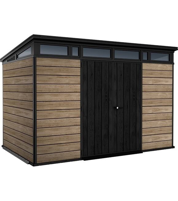 Pent Signature Horizontal Gartenhaus 11x7, 342 x 226 x 216 cm, Esche KETER 259823