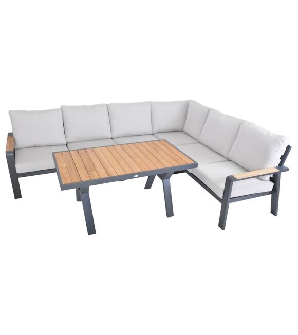 Rotterdam Eckgarnitur, Aluminium ROJAPLAST 1313