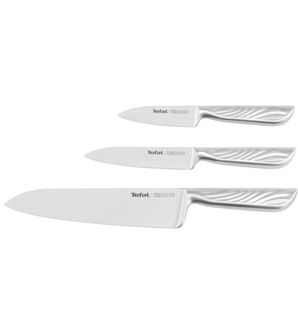 Precision Set aus 3 Edelstahlmessern TEFAL K289S334