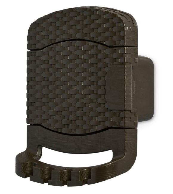 Tubo Wandhalterung für Gartenschlauch, Kunststoff, braun TOOMAX Z0677M0--3500