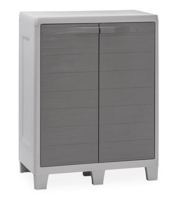 Woodys Low XL Aufbewahrungsschrank, hellgrau TOOMAX Z0075R0--2500