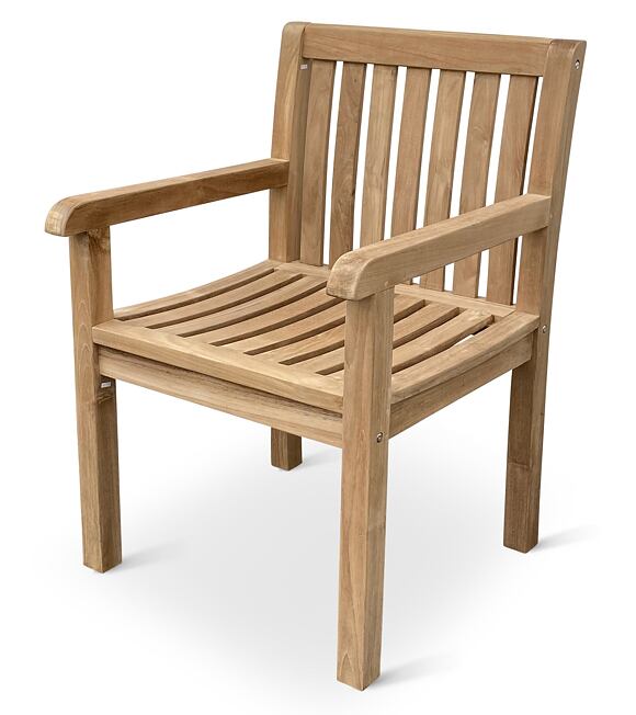 Kingsbury Gartenstuhl, Teak, hellbraun NOELA 345942