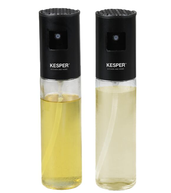 Zerstäuber für Öl und Essig, 2 Stück, Ø 4,5 cm, 18 cm, Glas KESPER 13901