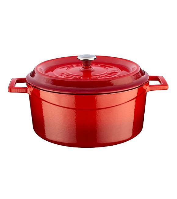 Topf Ø 24 cm, 4,5 l, gusseisen, rot LAVA METAL LVYTC24K2R