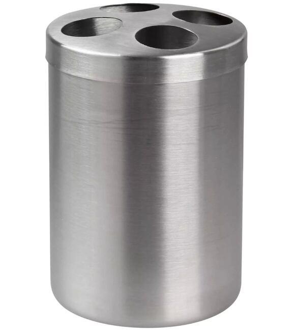 Tecno Zahnbürstenhalter, Ø 6,5 cm, Edelstahl FACKELMANN 61152