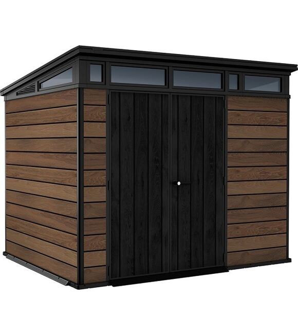 Pent Signature Horizontal Gartenhaus 9x7, 279 x 226 x 216 cm, braun KETER 259818