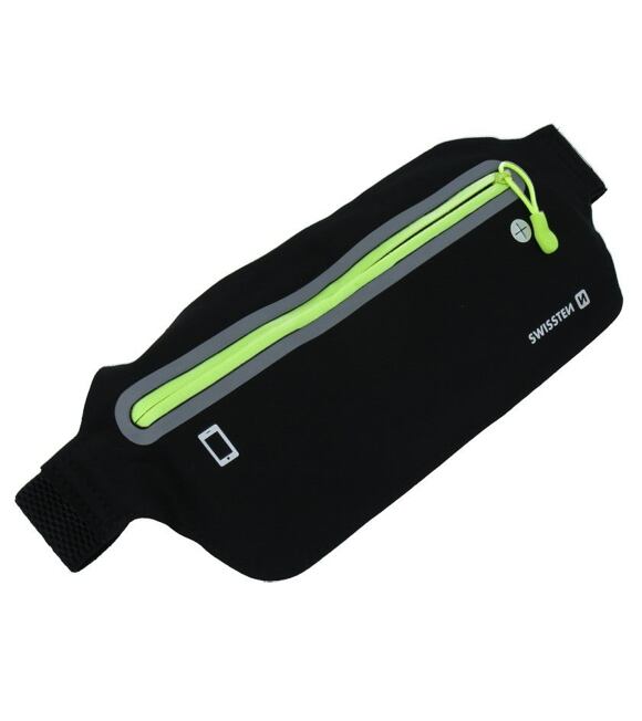 Line Case Tasche um die Taille, schwarz SWISSTEN 32903400