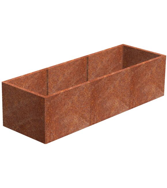 Alto Hochbeet 69 x 204 x 52 cm, corten CORGARDEN 1011
