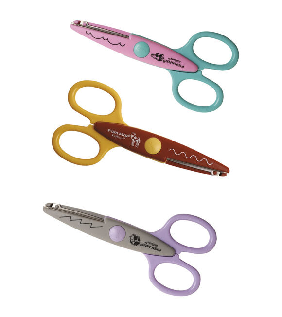 Kidzors™ Kinder-Dekorscheren Zootiere 3 St. FISKARS 1003846