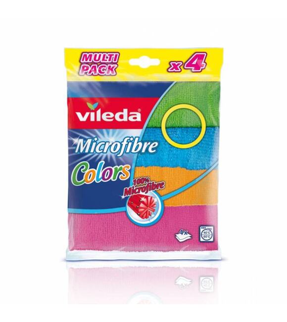 Microfaser-Allzwecktuch Colors 4 St. VILEDA 151502