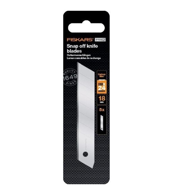 CarbonMax™ Abbrechklingen für Cuttermesser 18 mm FISKARS 1027232