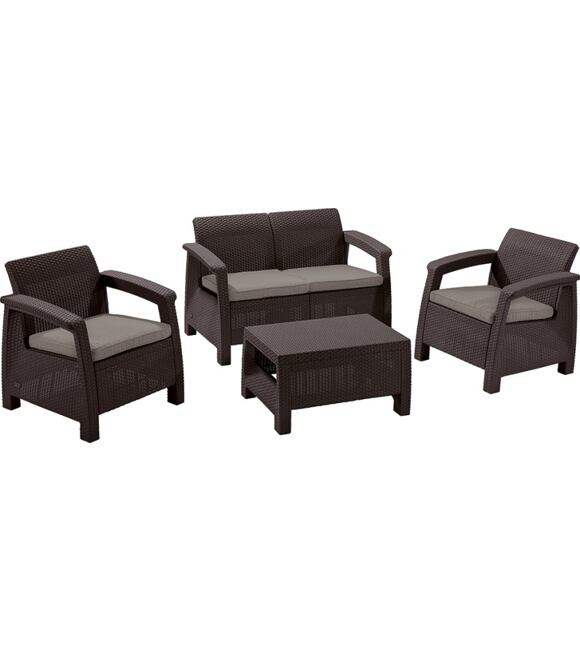 Corfu Gartenmöbel-Set, Braun KETER 17/414