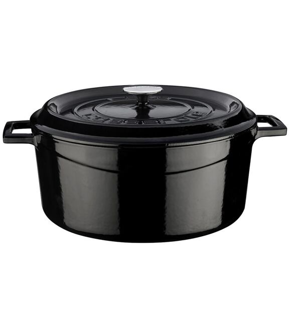 Topf Ø 32 cm, 9,8 l, gusseisen, schwarz LAVA METAL LVYTC32K2B