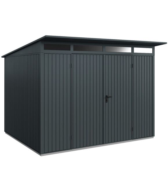 Gartenhaus HÖRMANN Berry Typ 3, Classic, Pultdach, Zweiflügelige Türen