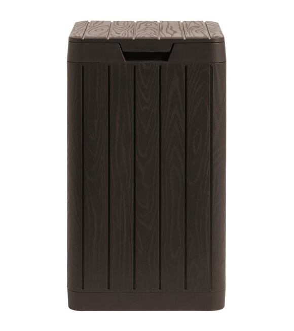 Rio Garden Gartenabfallbehälter 80 l, Kunststoff, Braun TOOMAX Z0480RAA03500
