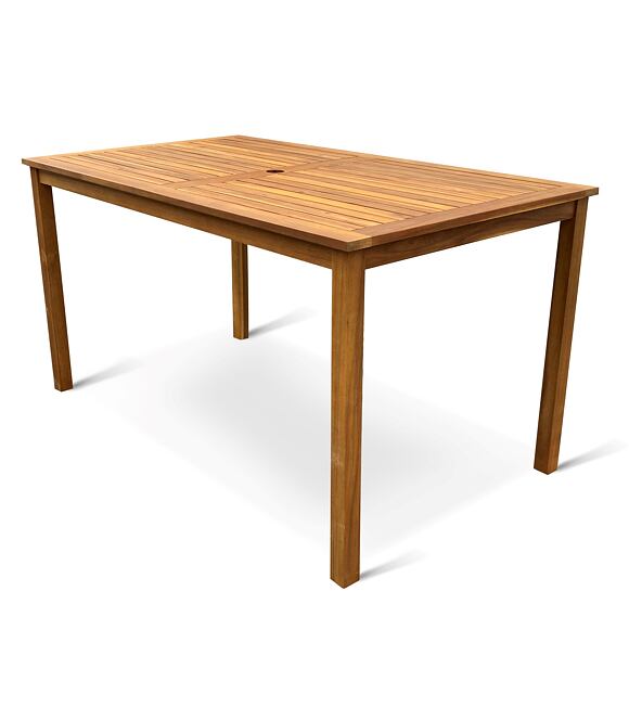 Lucy Gartentisch, 140 x 80 cm, Akazie, braun NOELA 345193