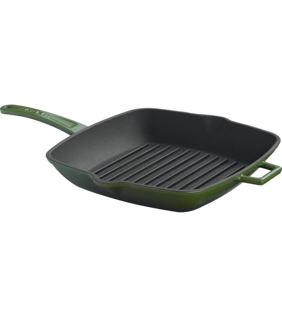 Grillpfanne 26 x 26 cm, Gusseisen, grün LAVA METAL LVPGT2626K0G