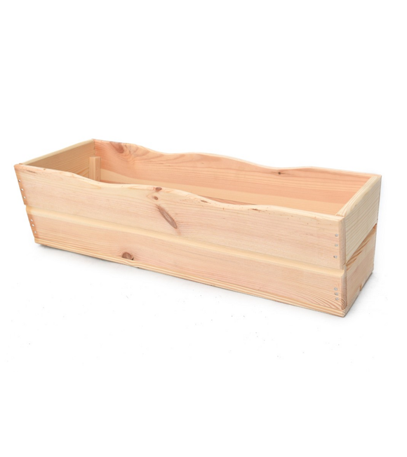 Holzblumenkasten 64 cm - natur ROJAPLAST 48/11