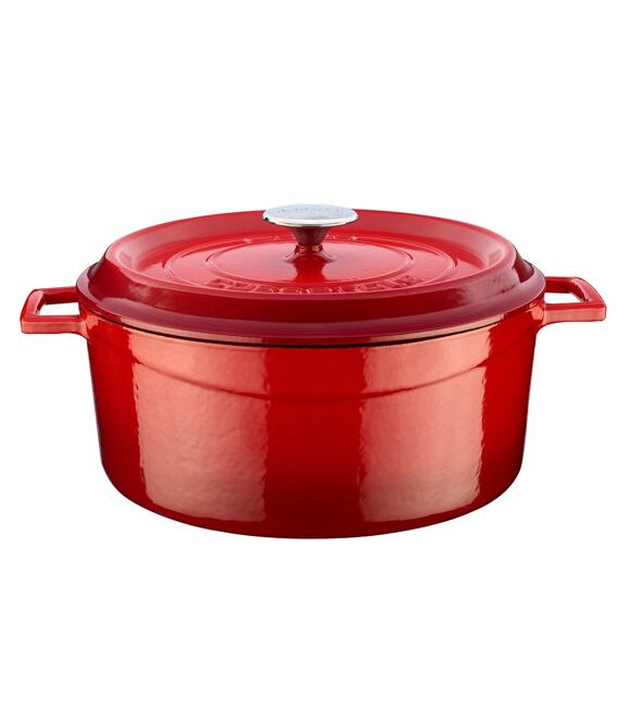 Topf Ø 28 cm, 6,7 l, gusseisen, rot LAVA METAL LVYTC28K2R